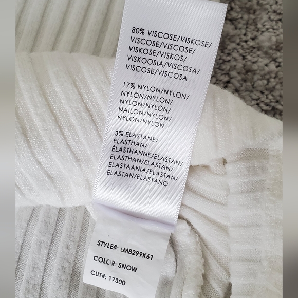 Liverpool knit cream long sleeve shirt. Medium - Picture 5 of 6